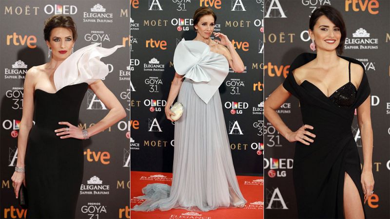Ana Beln, estrella de la alfombra roja de los Goya | Ver