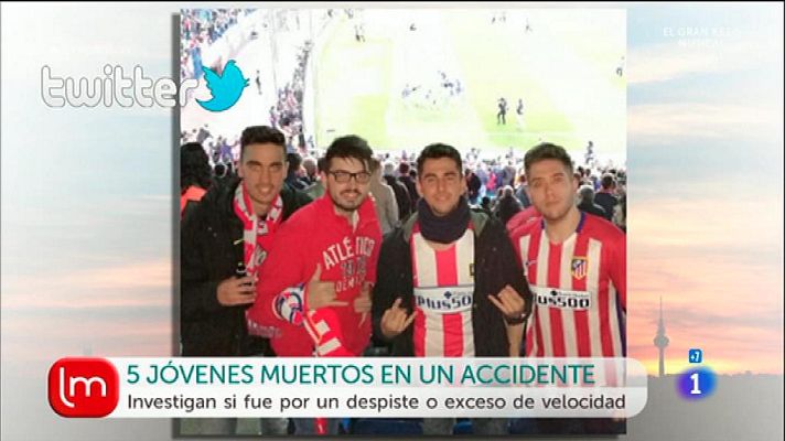 La mañana - Cinco jóvenes mueren en un accidente de tráfico