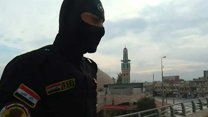Telediario 1 - Así patrullan Mosul las tropas de élite iraquíes