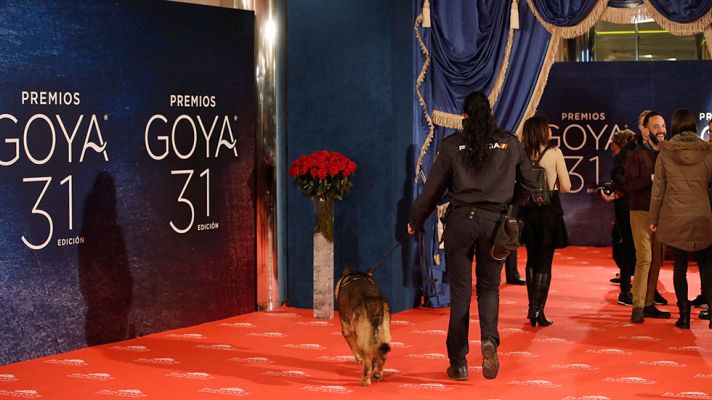 Telediario 1 - La policía investiga el robo de 30.000 euros en joyas en la gala de los Goya