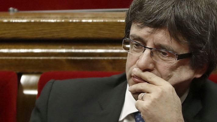 Telediario 1 - El juicio por la consulta del 9N, protagonista en el Parlamento de Cataluña