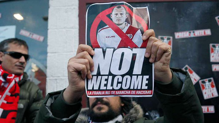 Telediario 1 - LaLiga presenta una querella criminal contra 17 aficionados del Rayo