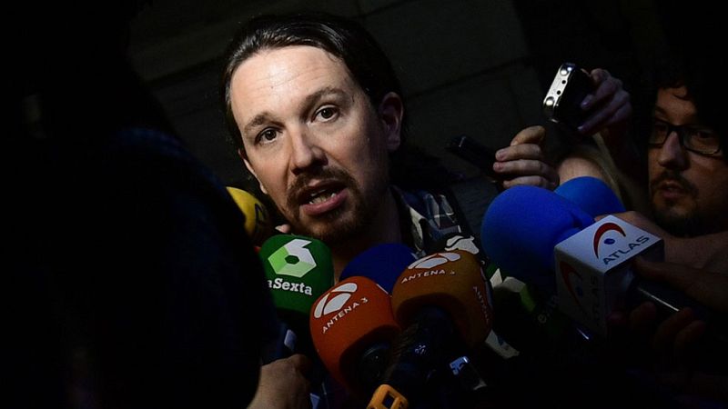 Iglesias no descarta dejar la direccin de Podemos y su escao si su candidatura pierde