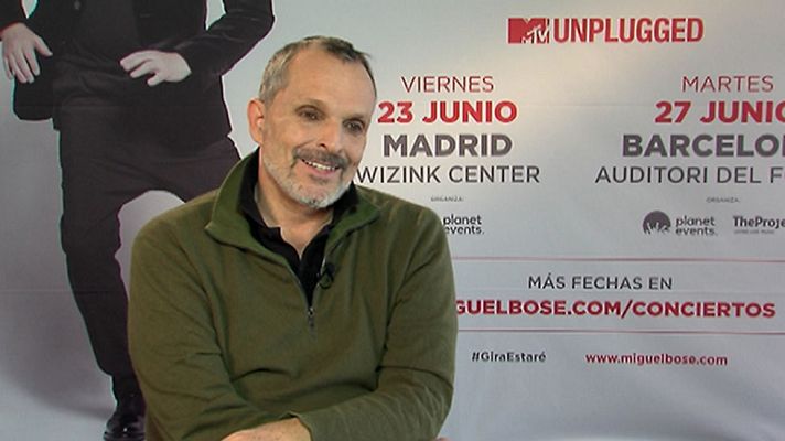 Telediario 1 - Miguel Bosé preparado para la gira mexicana de su nuevo disco