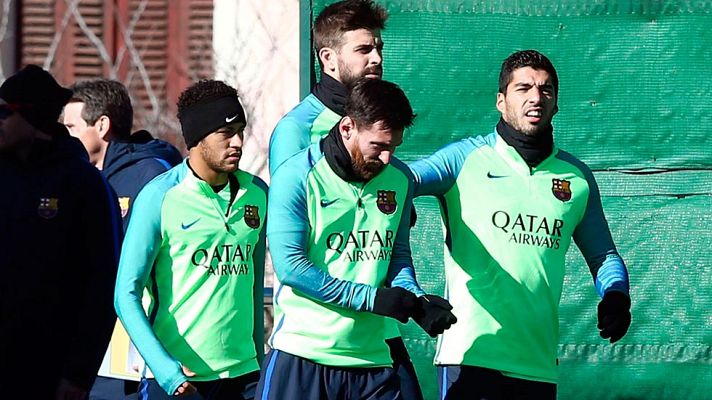 Telediario 1 - Neymar celebra con sus compañeros su 25 cumpleaños