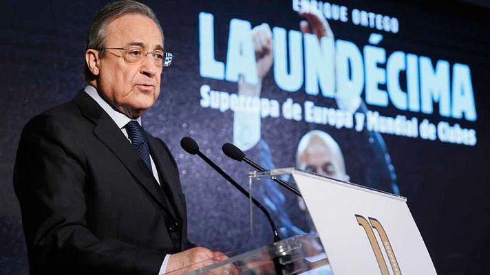 Telediario 1 - Florentino Pérez vuelve a descartar el Bernabéu para la final de Copa