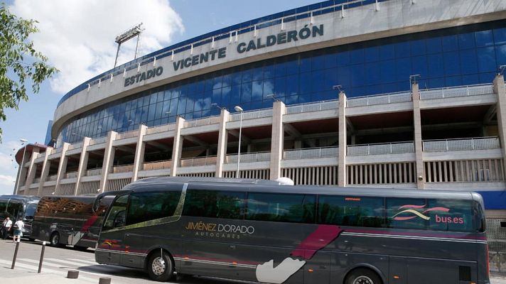 Telediario 1 - Los atléticos no quieren la final de Copa en el Calderón