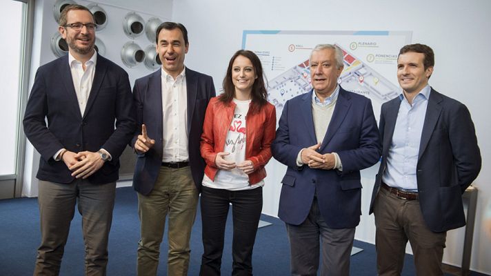 Telediario 1 - Arranca el Congreso Nacional del PP en el que Rajoy será reelegido de nuevo presidente del partido