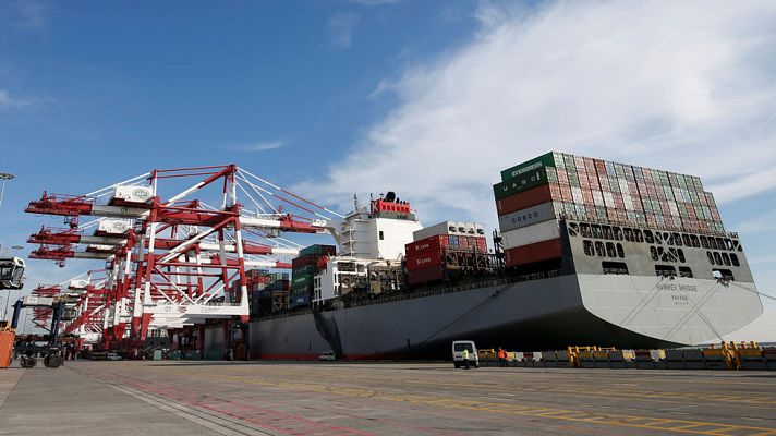 Telediario 1 - Claves para entender el conflicto de los estibadores