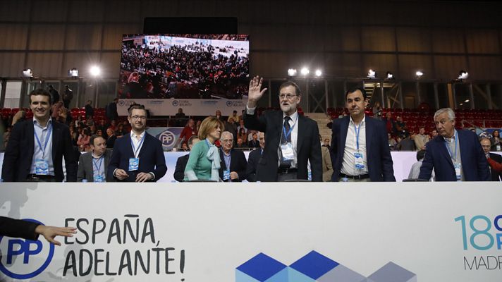 Telediario 1 - Arranca el XVIII Congreso Nacional del PP con más de 3.000 asistentes