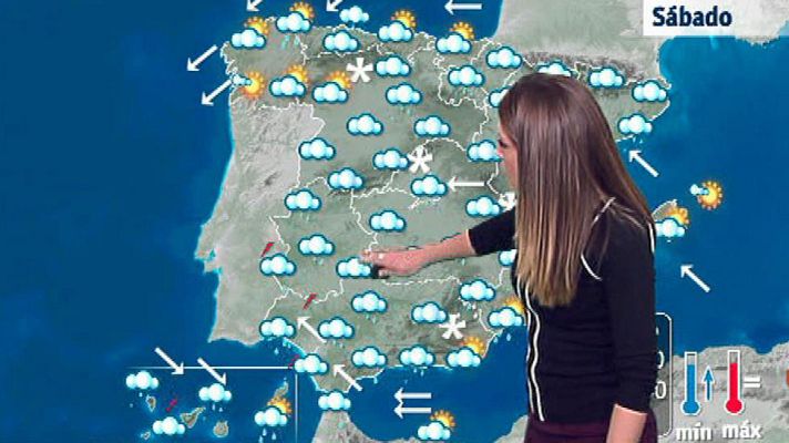 El tiempo - Lluvias en casi toda la Península con mayor intensidad en Andalucía y Canarias