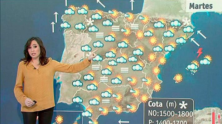 El tiempo - Inestabilidad en Galicia y Cataluña, temperaturas en ascenso