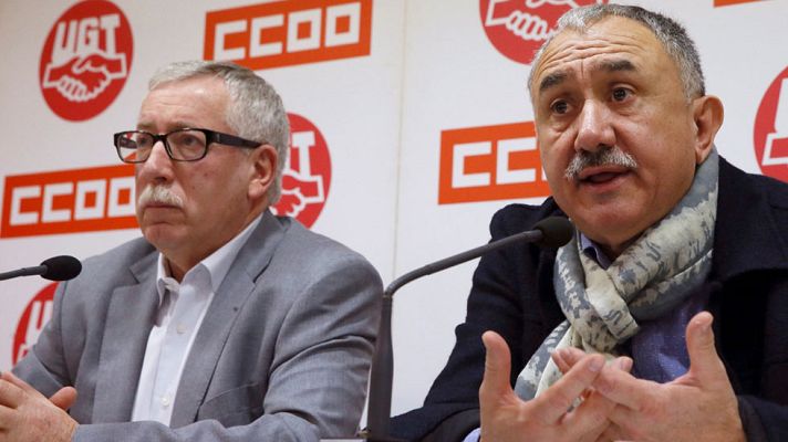 Informativo 24h - UGT y CC.OO. anuncian movilizaciones contra la pérdida de poder adquisitivo los días 19 y 22 de febrero