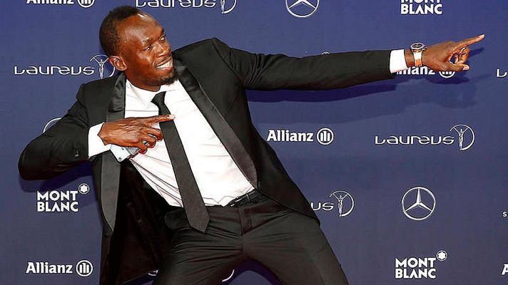 Telediario 1 - Bolt, Biles, Phelps y Rosberg triunfan en los Premios Laureus