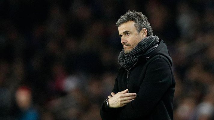 Telediario 1 - Luis Enrique, enfadado tras el varapalo en París