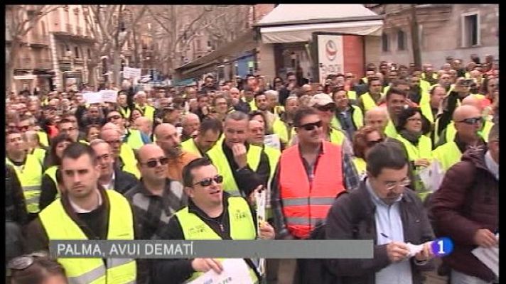 Informatiu Balear - Els taxis col·lapsen Palma