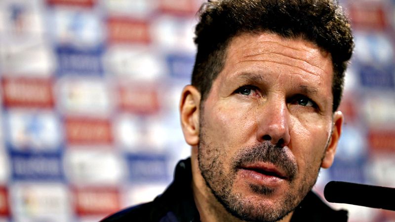 El entrenador del Atlético de Madrid, Diego Pablo Simeone,  prefirió esperar a "los últimos cinco partidos" de LaLiga Santander  para ver cuáles son los objetivos reales de su equipo en el  campeonato, donde su próxima parada es este sábado en El Mol