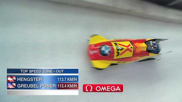 Deportes de hielo - Bobsleigh A-2 Femenino - Campeonato del Mundo. 2ª Manga, desde Königssee (Alemania)