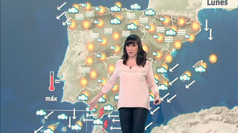 Tormentas en Ceuta, Melilla y Canarias y viento fuerte en el litoral sur