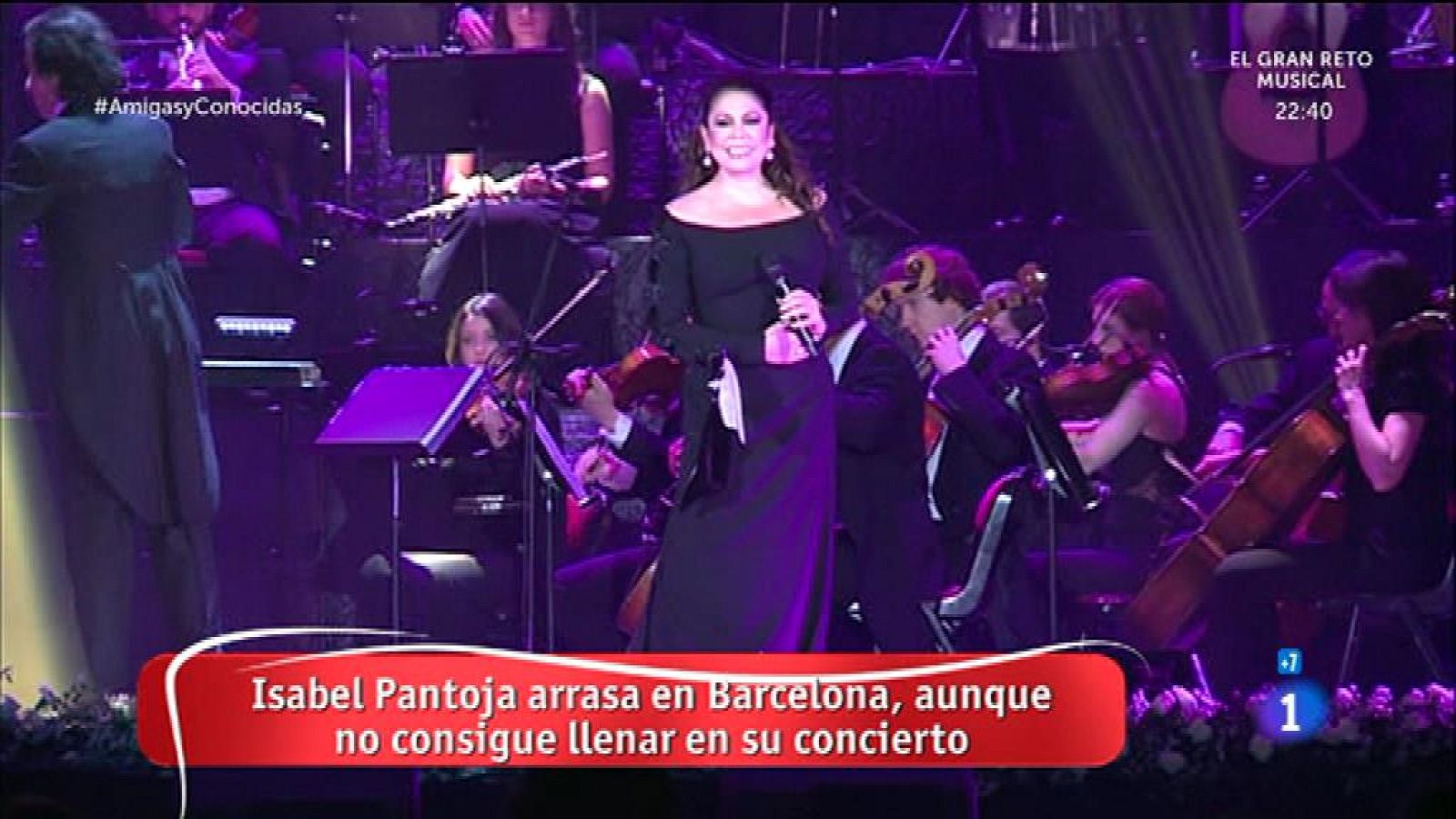 Concierto de Isabel Pantoja en Barcelona