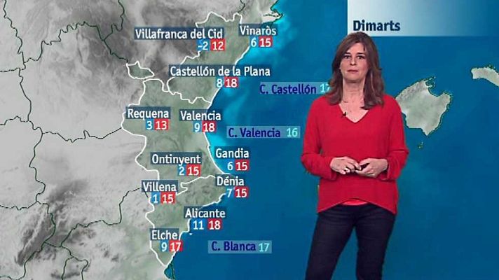L'informatiu - Comunitat Valenciana - El tiempo en la Comunidad Valenciana - 20/02/17