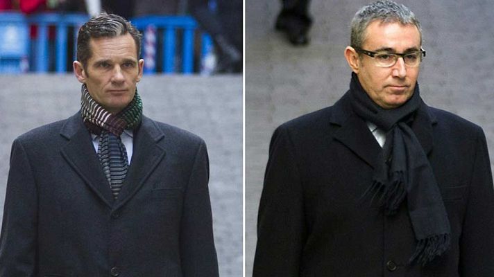 Telediario 1 - La Fiscalía Anticorrupción no descarta solicitar prisión preventiva bajo fianza para Urdangarin y Torres