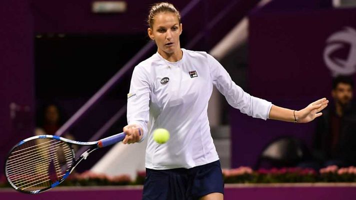 Tenis - WTA Torneo Doha (Catar). 1ª Semifinal: Cibulkova - Pliskova