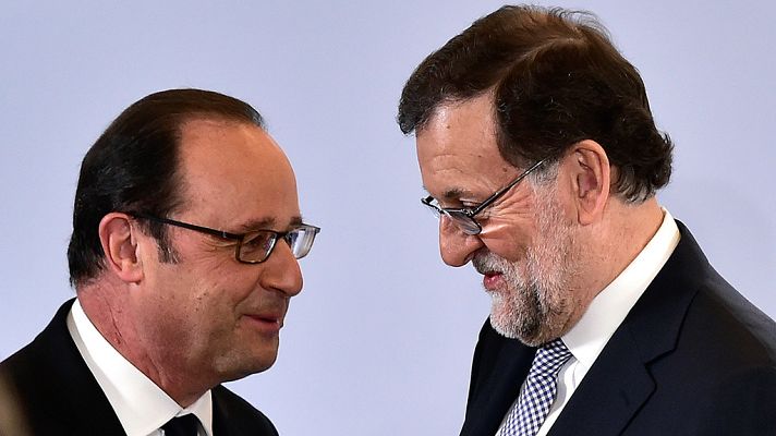 Telediario 1 - Hollande invita a Rajoy a una cumbre en Versalles con Alemania e Italia
