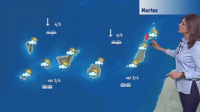 El tiempo  en Canarias - 21/02/2017