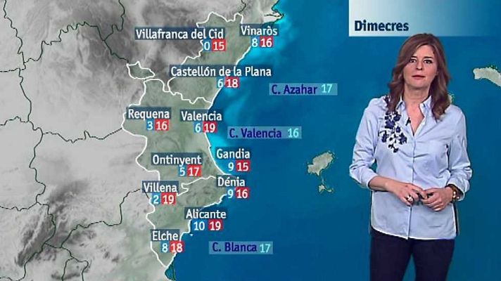 L'informatiu - Comunitat Valenciana - El tiempo en la Comunidad Valenciana - 21/02/17