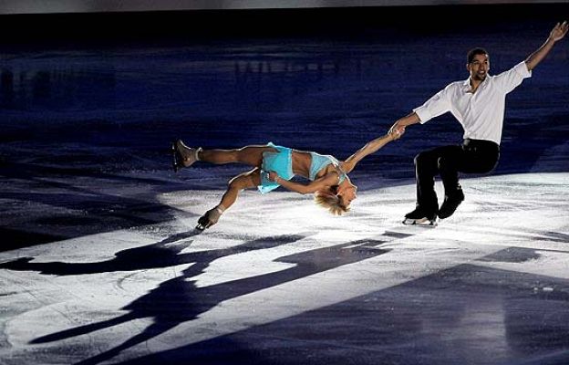 Patinaje sobre hielo - Exibición en el Europeo de patinaje