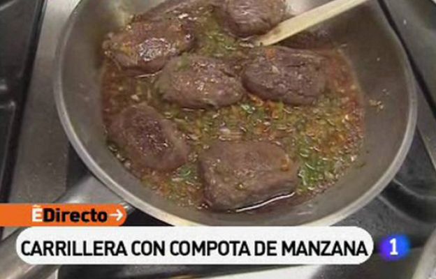 RTVE Cocina - Carrillera con compota de manzana