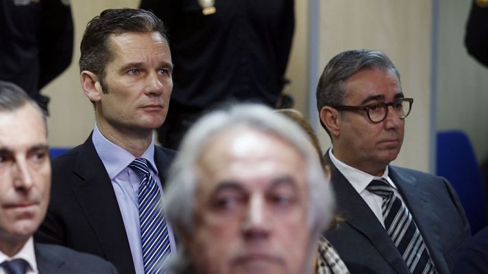 Telediario 1 - Urdangarin y Torres, citados en la Audiencia de Palma para saber si deben ingresar ya en prisión