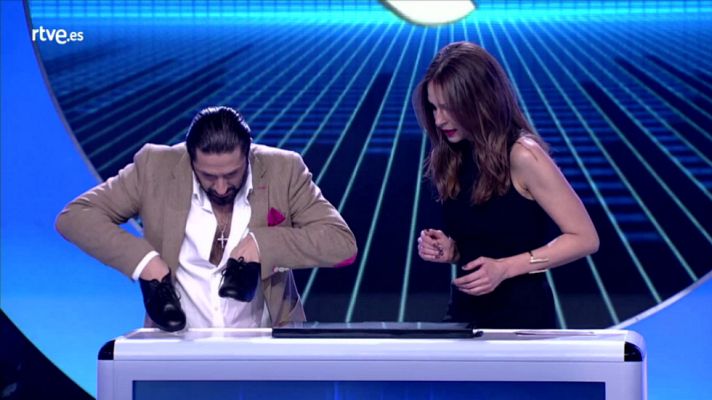 El gran reto musical - ¡Rafael Amargo taconea con las manos!