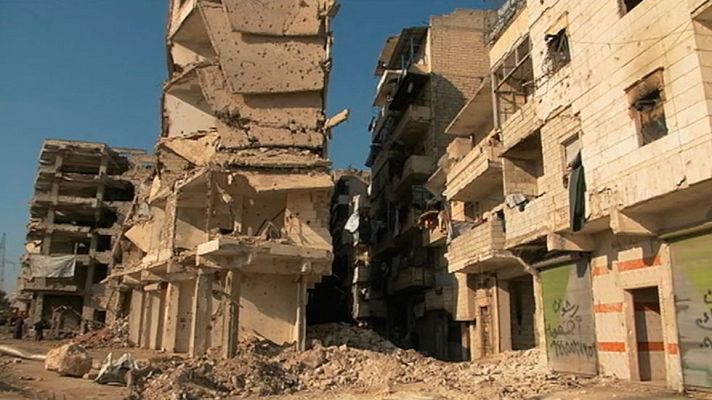 Telediario 1 - Así está Alepo después de dos años de bombardeos