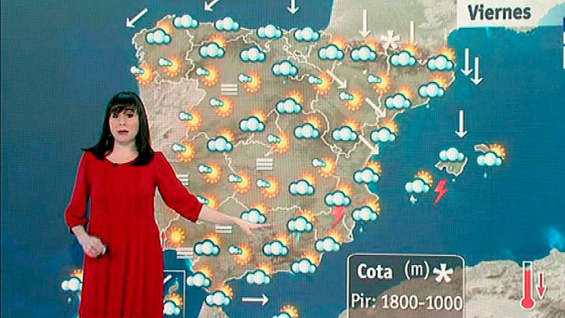 Vientos fuertes en Girona y Menorca y lluvia de barro en el sureste