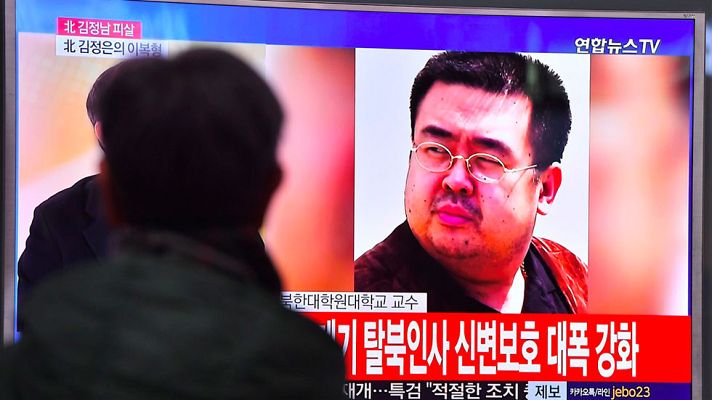 Telediario 1 - La policía malasia halla restos de un potente agente nervioso en el rostro y en los ojos de Kim Jong-nam