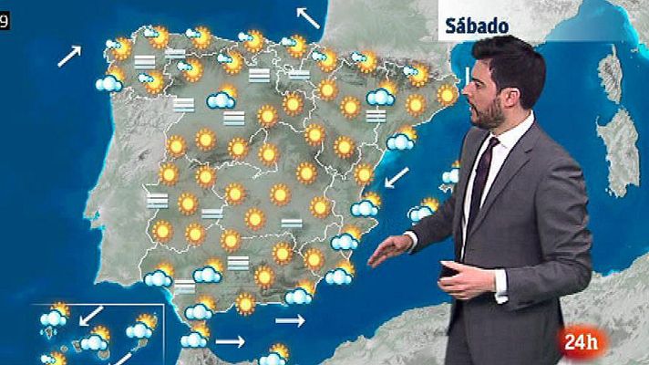 El tiempo - Cielo despejado en la mayor parte de la península
