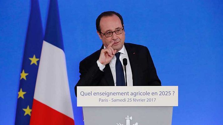 Telediario 1 - Hollande pide a Trump que no desprecie a París tras cuestionar la seguridad