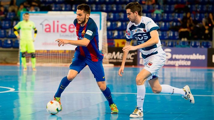 - LNFS. Jornada 22. Barcelona Lassa 3-3 Ríos Renovables Zaragoza. Resumen