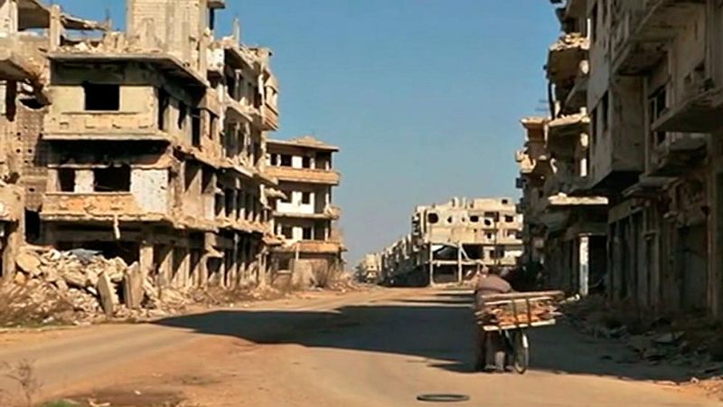 Homs, la cuna de la revolución siria, luce en ruinas seis años después