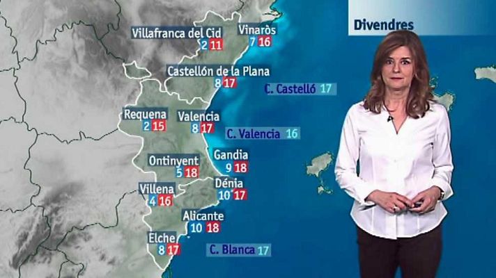 L'informatiu - Comunitat Valenciana - El tiempo en la Comunidad Valenciana - 02/03/17