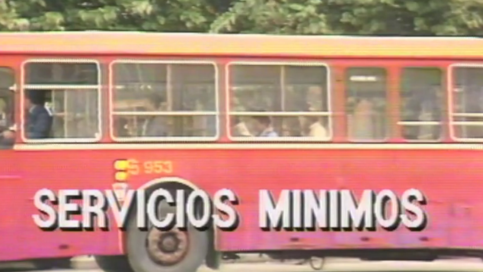 Telediario 3 - La huelga general del 14D de 1988 corta la emisión