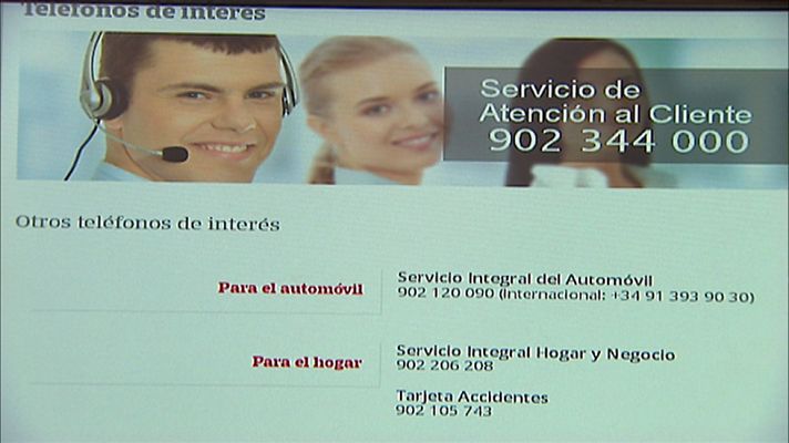 Telediario 1 - El Tribunal de Justicia de la Unión Europea considera ilegales los números de teléfono con tarifas especiales en el servicio de postventa