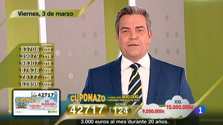 Sorteos ONCE - Sorteo ONCE - 03/03/17