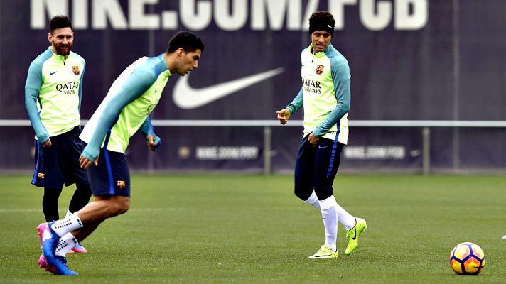 Telediario 1 - El Barça se mide al Celta para evaluar el efecto del adiós de Luis Enrique