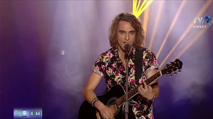Eurovisión - Manel Navarro actúa en la preselección rumana