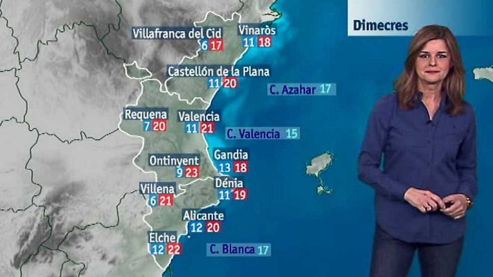 L'informatiu - Comunitat Valenciana - El tiempo en la Comunidad Valenciana - 07/03/17
