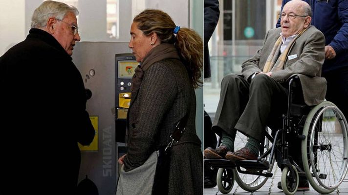 Telediario 1 - La posible implicación de CDC centra la atención en el juicio del expolio del Palau de la Música