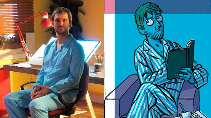 Telediario 1 - Visitamos el rodaje de 'Memorias de un hombre en pijama', la adaptación del cómic de Paco Roca